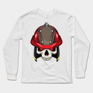 Skull Firefighter Fire department Long Sleeve T-Shirt